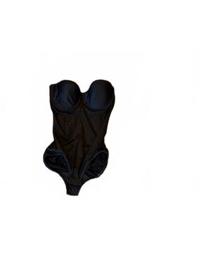 Delicates Black Strapless One-Piece body suit Size 36B